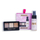 Set grimi Revolution Mini Contour & Glow, sprej për fiksimin e grimit + pelatë për konturë