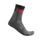 Qorape Biciklete Castelli Blocco 15 Sock Dark Gray L/XL
