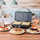 Aparat për waffle Tristar TS1385, 2 waffle, pllaka jo ngjitëse, i bardhë