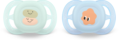 Qetësues për bebe Philips Avent Ultra Start SCF075/14, 0–2 muajsh, silikoni ortodontik, transparent