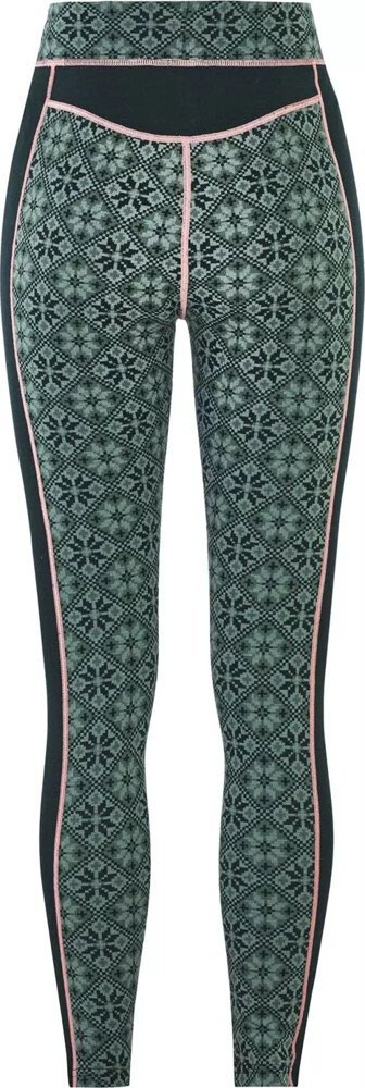 Pantallona termike Kari Traa Rose High Waist për goca, madhësia L, jeshile