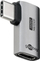Adapter USB-C në USB4, kënd 90°, argjendtë