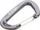 Karabinë Nils Camp NC1707, alumin i anodizum, 12 kN, gri