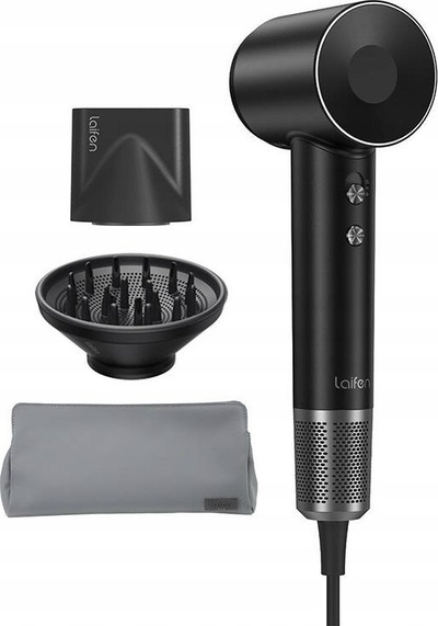 Tharëse flokësh Laifen SWIFT SPECIAL Platinum, 1600W, jonizim, e zezë