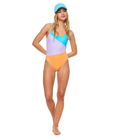 Rroba banje Roxy COLORBLOCK, shumëngjyrëshe