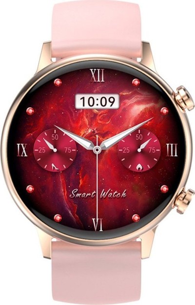 Smartwatch Rubicon Watch, pranon SMS dhe thirrje, ekran i zi