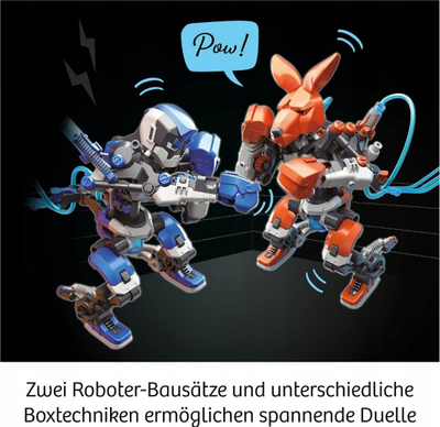 Set eksperimental Kosmos Boxing Bots, robotë boksierë hidraulikë, për fëmijë 10 14 vjeç, shumëngjyrësh
