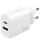 Karikues muri Proove Silicone Power 2, 30W, Type-C + USB, me kabllo Type-C në Type-C, e bardhë