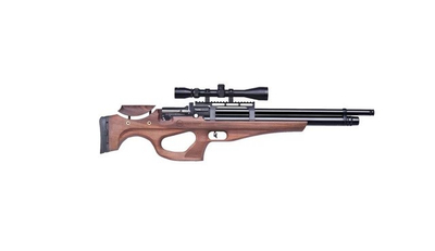 Pushkë ajrore KRAL PUNCHER Monarch PCP, 4.5 mm, rezervuar 280 cc, dru arre