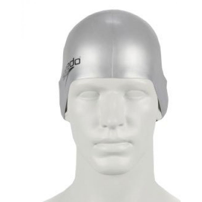 Kapelë noti Speedo P12 Flat, silikon, e bardhë