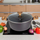 Тенџере BERGNER Multiclad BG-56038, 28 cm, со капак, боја charcoal