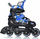 Patina inline Nils Extreme NH18366A, e rregullueshme 39-42, shinë e ndërrueshme, zi blu