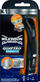 Brisk rroje Wilkinson Sword Quattro Titanium Precision, 4 tehe, për burra, i zi