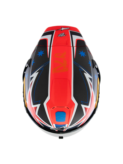 Helmetë moto Alpinestars Supertech R10, karbon kompozit, sportive, e zezë