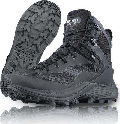 Çizme taktike Merrell Rogue GTX, membranë Gore Tex, taban Vibram, të zeza