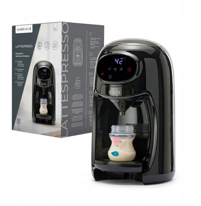Aparat për qumësht formule Nuvita Lattespresso 1180, dozimi automatik, ngrohje 37°C, i bardhë