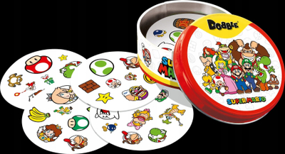 Lojë tavoline Asmodee Dobble Super Mario 16752, familjare, shumëlojtarëshe