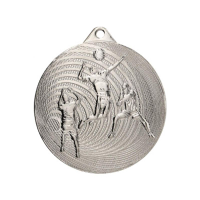 Medalje volejbolli Victoria Sport MMC3073, metal, 70mm, ngjyrë argjendi