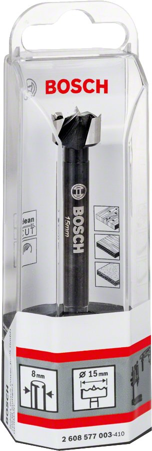 Freza Bosch Forstner Wood, 15mm, për dru