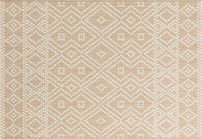 Tapet ballkoni Douceur d'intérieur TANIA, 120x170 cm, stil boho, bezhë