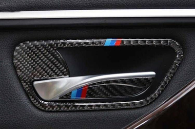 Veneer karboni për doreza interieri MTuning, BMW F30 F34, M Look, 2013 2017