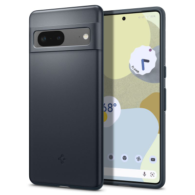 Mbrojtëse telefoni Google Pixel 7 Spigen Thin Fit, e zezë