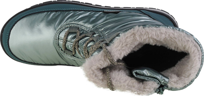 Çizme bore për goca CMP Harma Snow Boot W 39Q4976-E111, me shtresë për ngrohje, që s’i hyn uji, jeshile