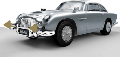 Set me lodra James Bond Aston Martin DB5 - Goldfinger Edition (70578)