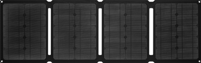 Ngarkues dielli Sandberg 4-panelësh, 60W, portativ, i zi