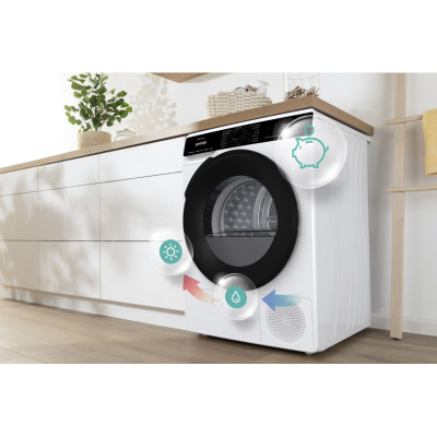 Tharëse rrobash Gorenje DPNA92WIFI, 9 kg, A++, e bardhë e zezë