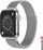 Rrip ore Swissten Mesh për Apple Watch, 38 40 mm, çelik inox, argjendtë