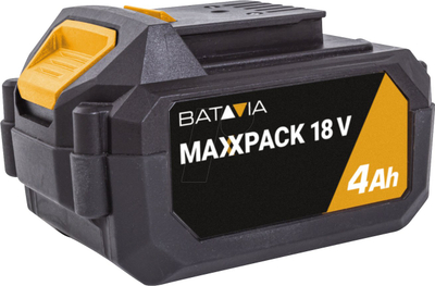 Bateri për vegla Batavia MAXXPACK Slide, 18V, 4.0Ah Li ion