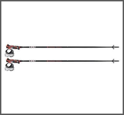 Shkopa për ski Leki LE KIJ 3D AIRFOIL 115, të kuq / zi