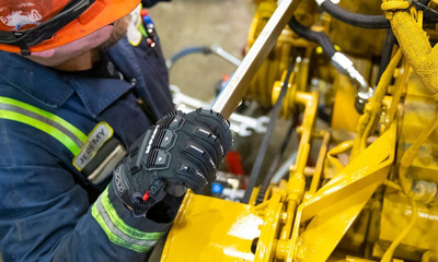 Dorëza pune Mechanix Wear ColdWork M-Pact, për burra, për mot të ftohtë, gri me të zezë, madhësia L