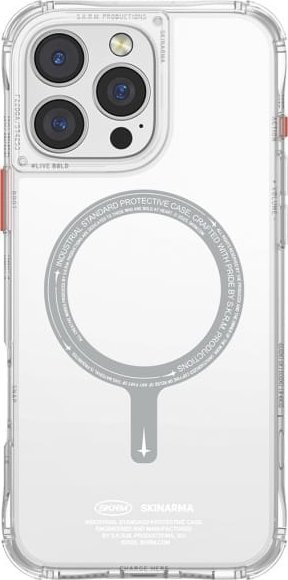 Mbulesë telefoni Skinarma Saido për iPhone 16 Pro Max, magnetike MagSafe, transparente