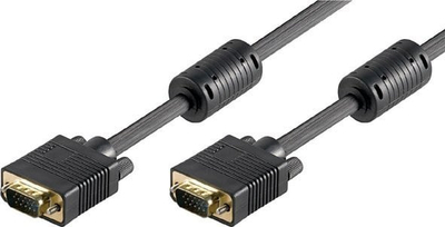 Kabllo VGA D-Sub, 2m, e zezë
