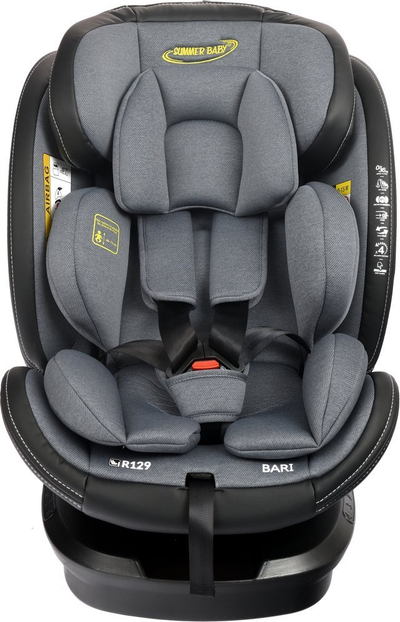 Sediatore makine Summer Baby BARI i-Size, 40-150 cm, rrotullim 360°, gri