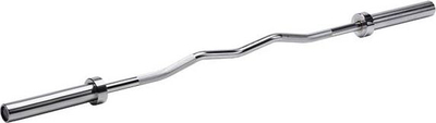 Shufër olimpike curl HMS GOL200, 200kg, diametër 28mm, argjendtë