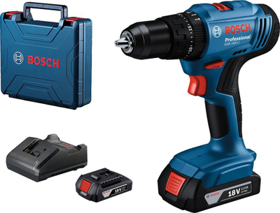 Trapano-vidhosëse Bosch GSB 183-LI, 18V, 2x 2.0Ah, blu