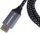 Kabllo DisplayPort PremiumCord, 1.4, 2m, tekstil bardh e zi