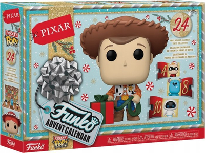 Kalendar adventi Funko Pocket POP Pixar, 24 figura, vinil, shumëngjyrësh