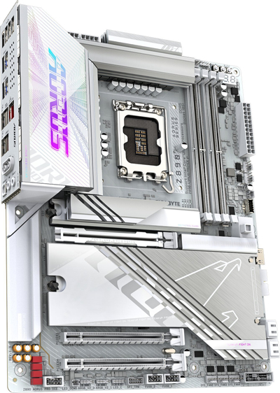 Pllakë amë GIGABYTE Z890 AORUS PRO ICE, DDR5 deri 9500MHz, PCIe 5.0, e bardhë