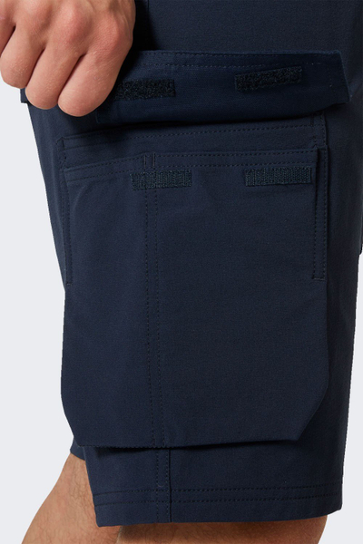 Pantallona të shkurtra Helly Hansen Oxford 4X Cargo, elastike, plot xhepa, gri