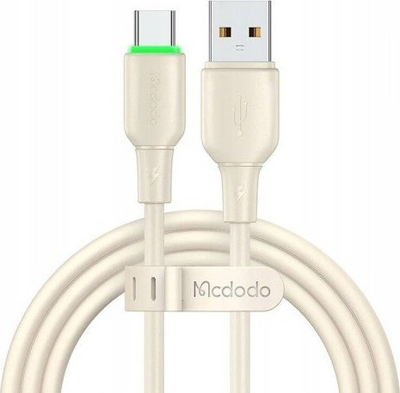 Kabllo USB Mcdodo CA-4750, USB-A në USB-C, 1.2m, 100W, bezhë