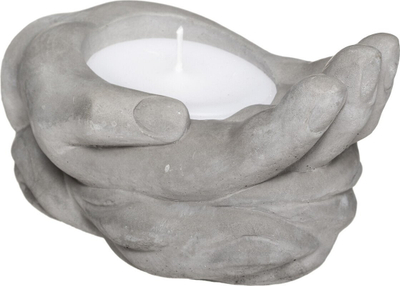 Qiri me aromë citronella Atmosphera Interior Creator, 105g, mbajtëse dekorative çimento gri