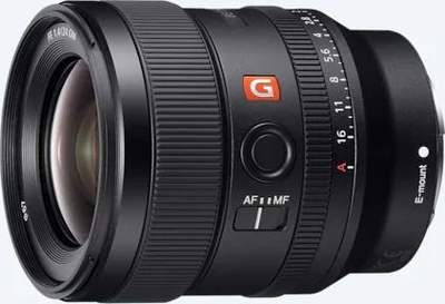 Objektiv Sony FE 24mm F1.4 G Master, Full Frame, E‑mount, ngjyrë e zezë