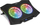 Stendë ftohëse për laptop Yenkee YSN 310, deri në 15.6\", 2 ventilatorë, RGB, e zezë