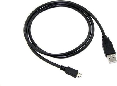 Kabllo C-Tech USB-A - microUSB, 0.5m, e zezë
