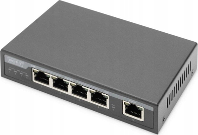 Zgjatues rrjeti Digitus 4 Port Gigabit PoE, 60W