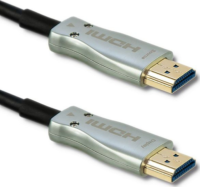 Kabllo HDMI Qoltec v2.0, AOC, 30m, e zezë